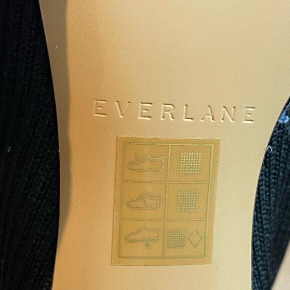 Everlane The High-Ankle Glove Black Boot In ReKnit Women's Size 9.5 NWOT - Picture 9 of 12